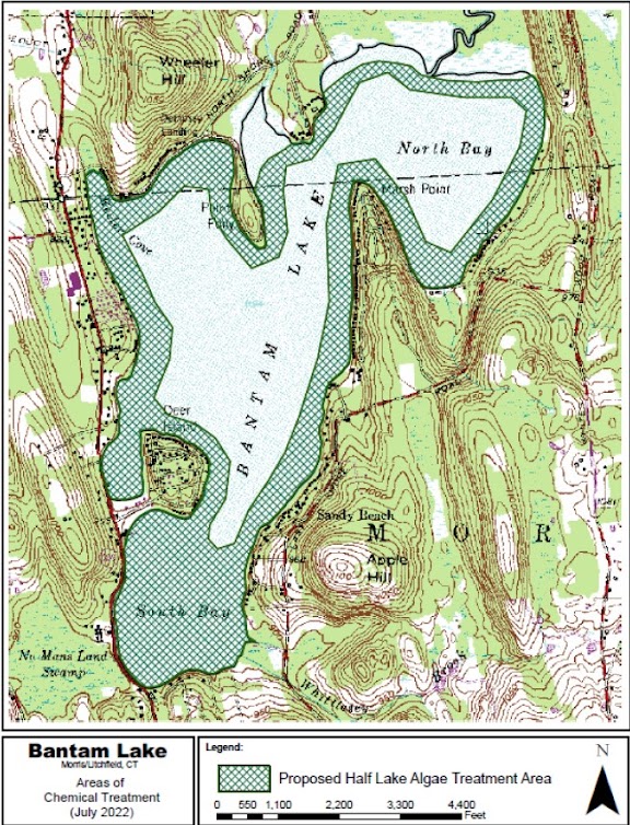 Bantam Lake Map